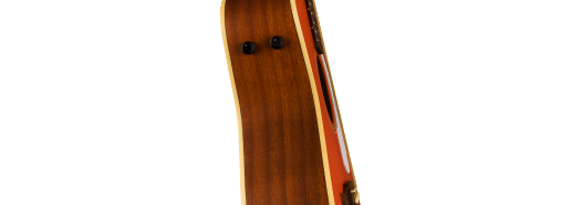 Fender Malibu Player Walnut Fingerboard White Pickguard Fiesta Red
