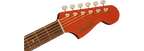 Fender Malibu Player Walnut Fingerboard White Pickguard Fiesta Red