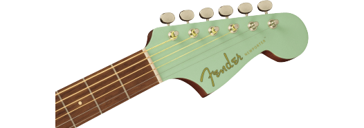 Fender Newporter Walnut Fingerboard White Pickguard Surf Green
