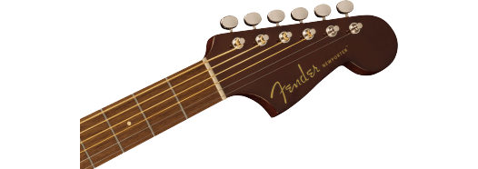 Fender Newporter Player Walnut Fingerboard Gold Pickguard Sunburst
