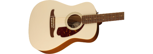 Fender Malibu Player Walnut Fingerboard Tortoiseshell Pickguard Olympic White
