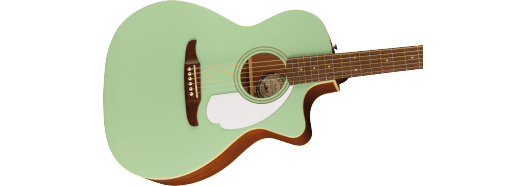 Fender Newporter Walnut Fingerboard White Pickguard Surf Green
