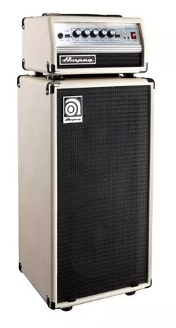 Ampeg SVT Micro VR Stack White Micro VR Head + SVT 210 AV Cabinet