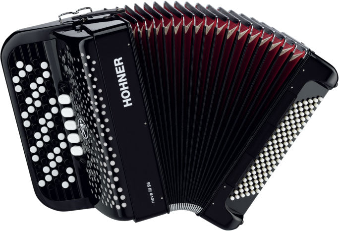 Hohner Nova iii 96 nero c-stepped