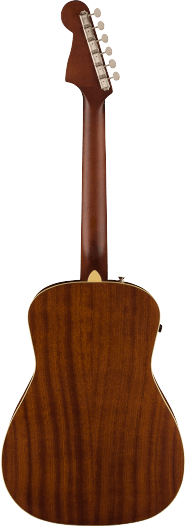 Fender Malibu Player Walnut Fingerboard White Pickguard Fiesta Red