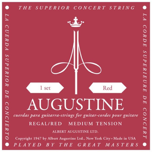 Augustine Regal Medium Tension Red