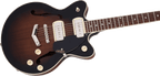 Gretsch G2655 P90 Streamliner Center Block Brownstone con V Stoptail