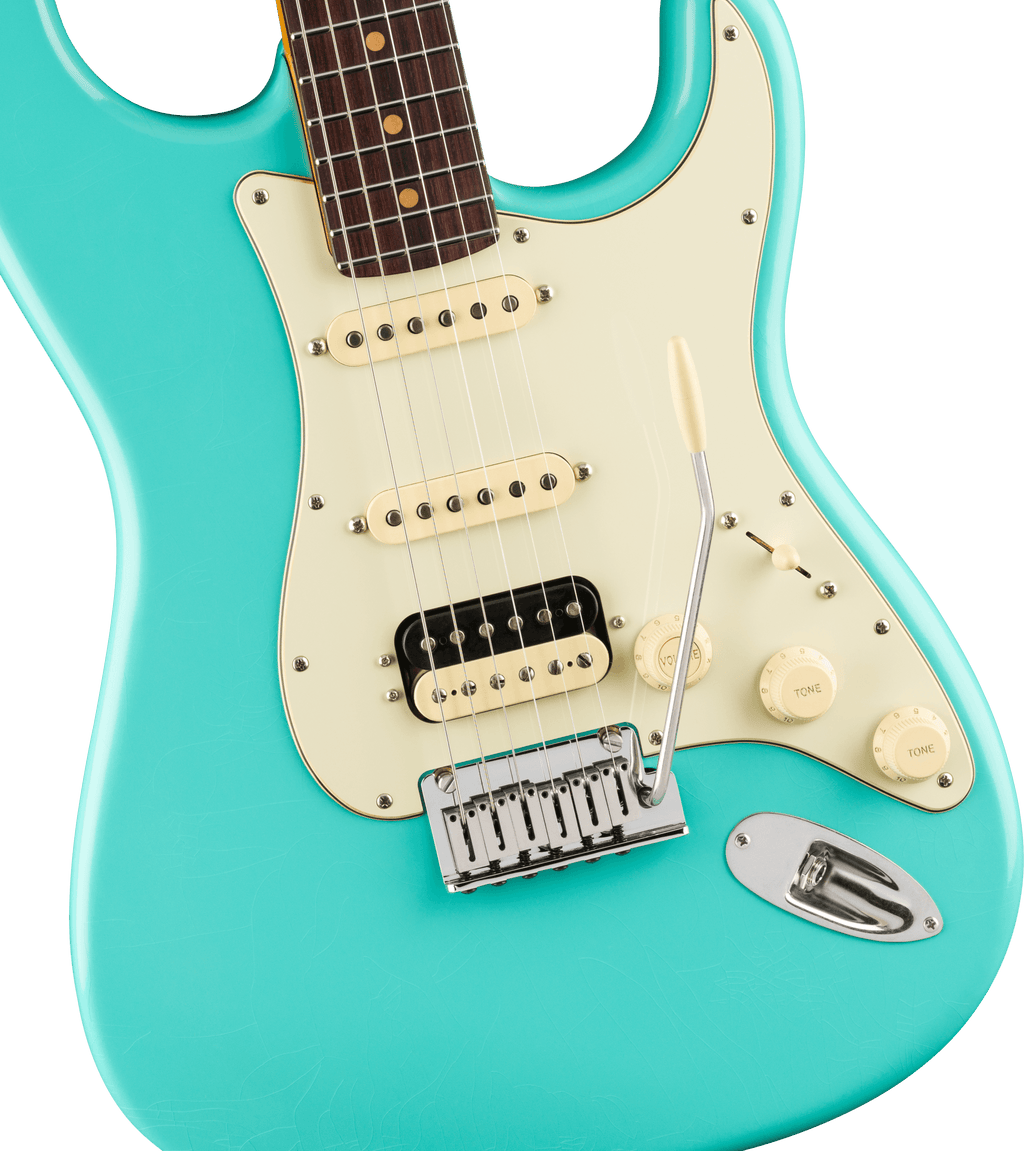 Fender American Ultra Luxe Vintage '60s Stratocaster HSS RW Sea Foam Green