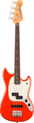 Fender Player II Mustang Bass PJ Rosewood Fingerboard Coral Red