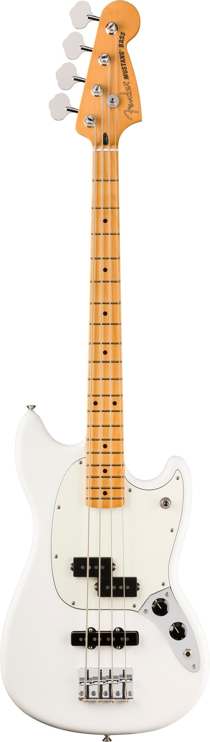 Fender Player II Mustang Bass PJ Maple Fingerboard Polar White
