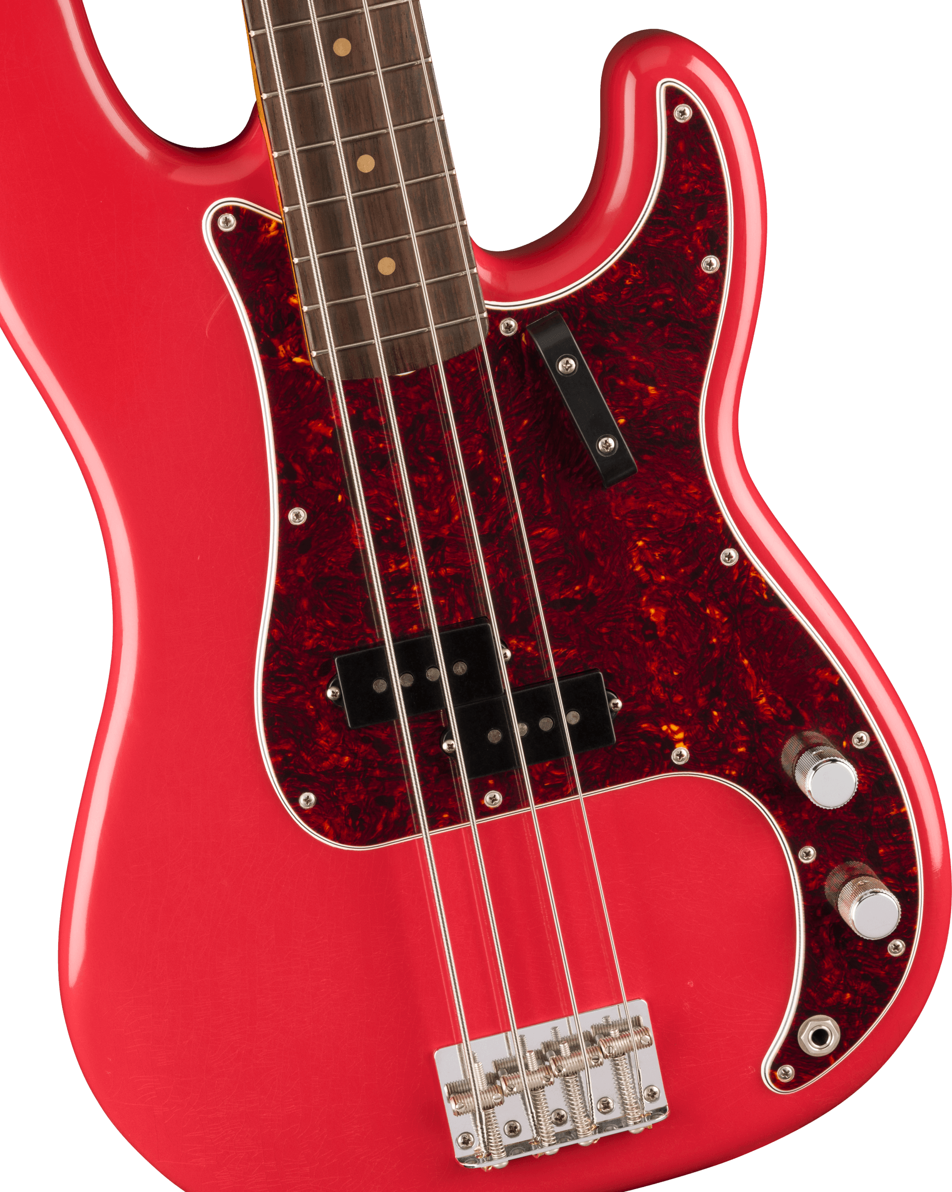 Fender Limited Edition Vintera II Road Worn '60s Precision Bass RW Fiesta Red