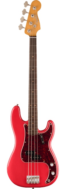 Fender Limited Edition Vintera II Road Worn '60s Precision Bass RW Fiesta Red