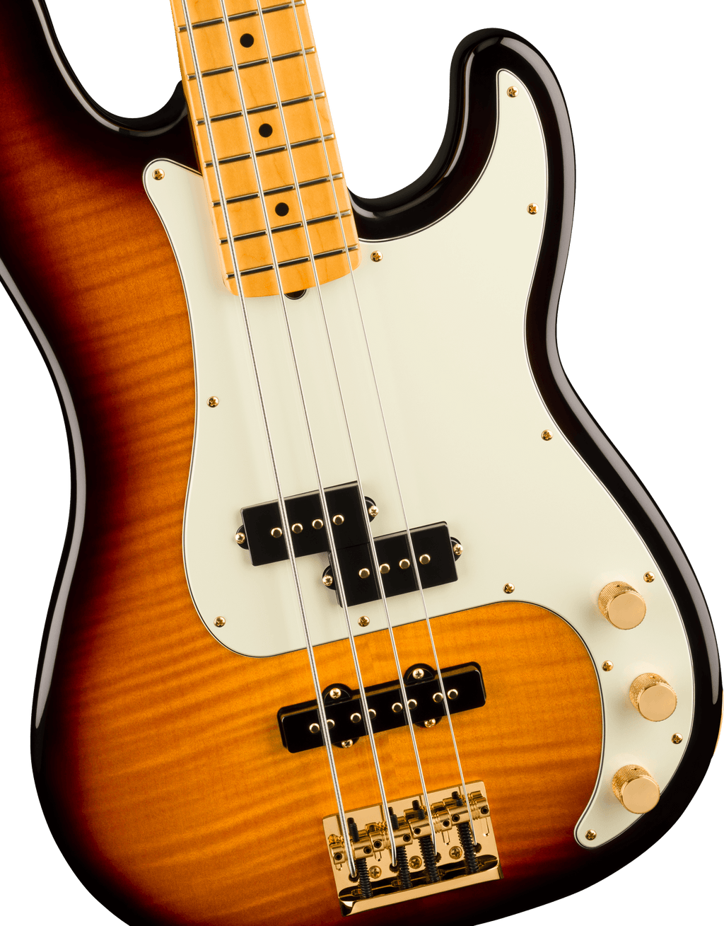 Fender 75th Anniversary American Professional PJ Bass Maple 2 Color Sunburst