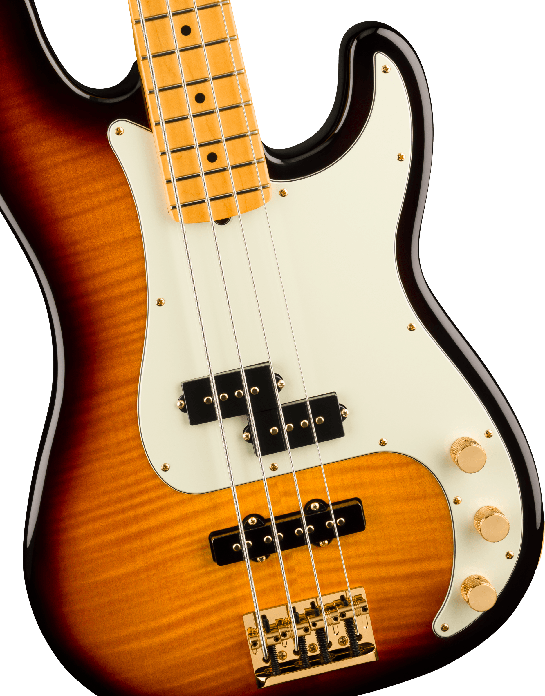 Fender 75th Anniversary American Professional PJ Bass Maple 2 Color Sunburst