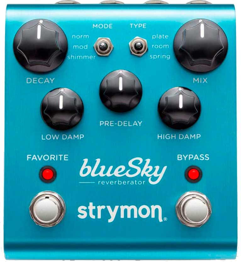 Strymon Pedal reverb bluesky 2fsr