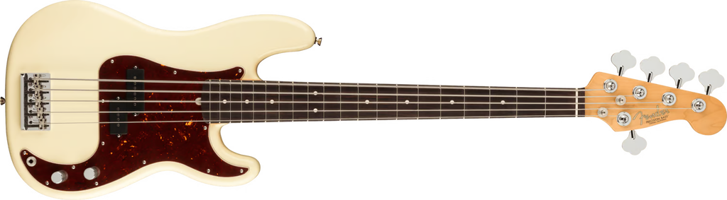 Fender American Professional Precision Bass V Rosewood Fingerboard Olympic White
