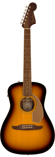 Fender Malibu Player Walnut Fingerboard Gold Pickguard Sunburst