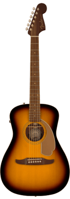 Fender Malibu Player Walnut Fingerboard Gold Pickguard Sunburst