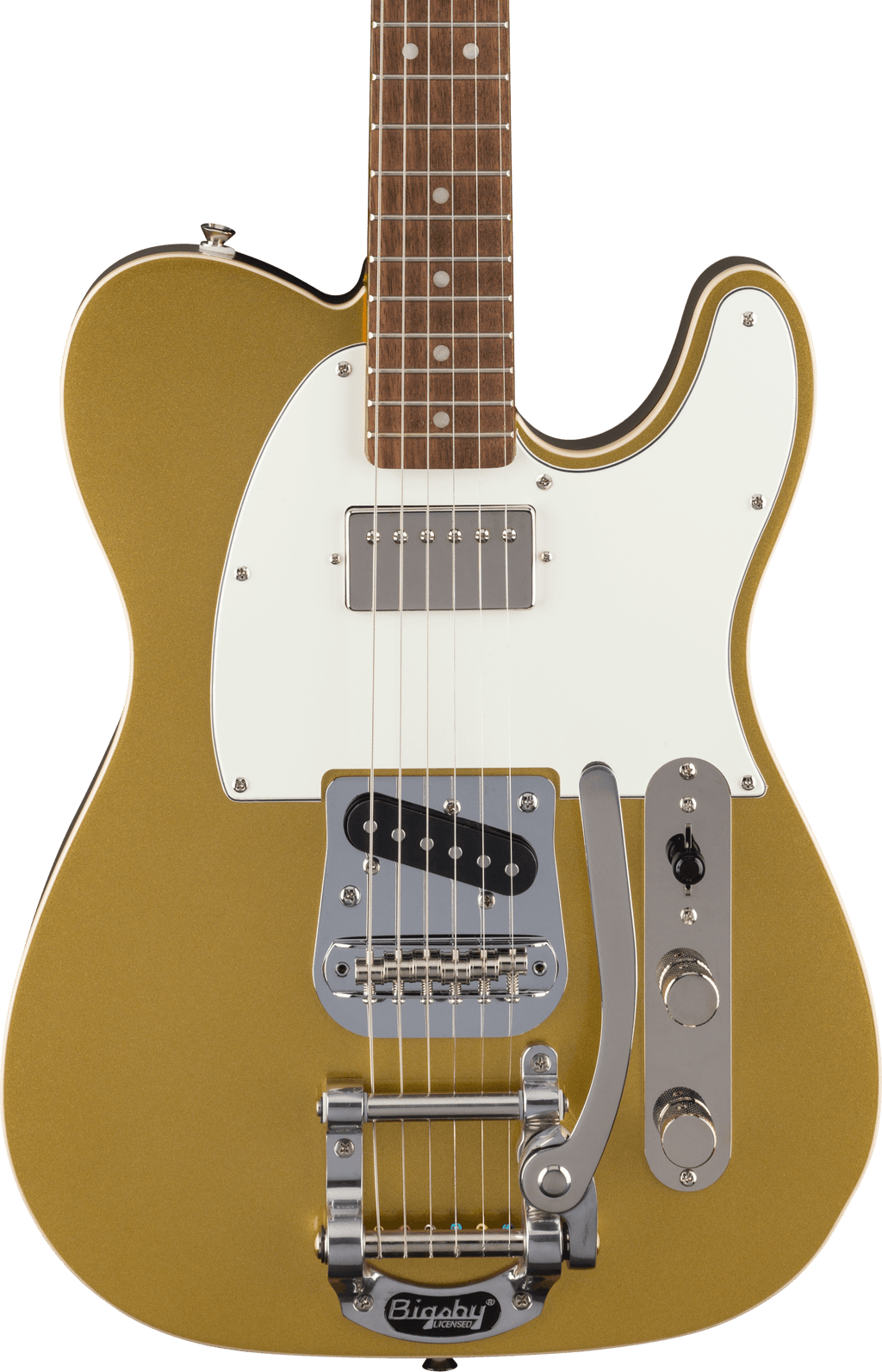 Squier Telecaster SH Custom con Bigsby Classic Vibe Aztec Gold