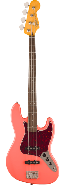 Squier Classic Vibe 60S Jazz Bass Laurel Tahitian Coral