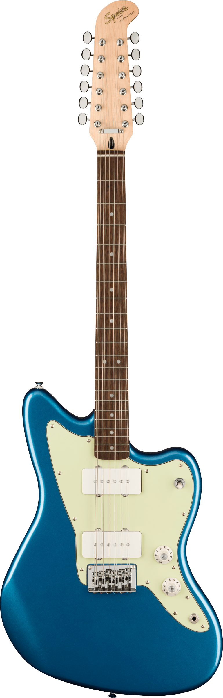 Squier Paranormal Jazzmaster XII Mint Pickguard Lake Placid Blue