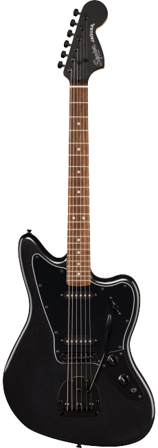 Squier FSR Affinity Jaguar Laurel FIngerboard Metallic Black Limited Edition