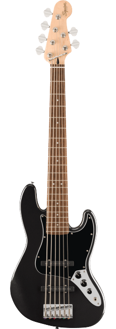 Squier Affinity Series Jazz Bass VI Black Metallic
