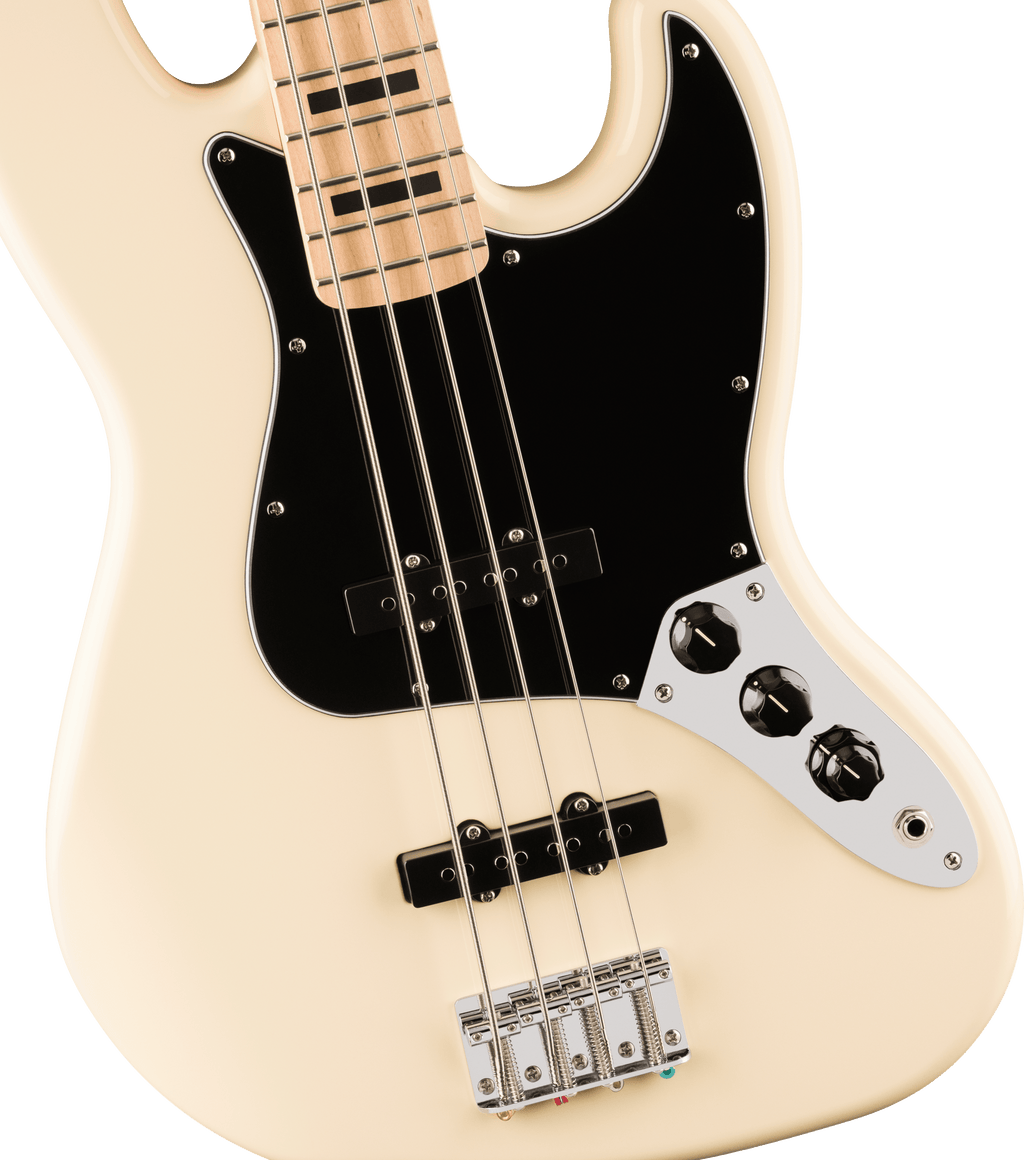 Squier Active Jazz Bass V Serie Affinity Olympic White Limited Edition