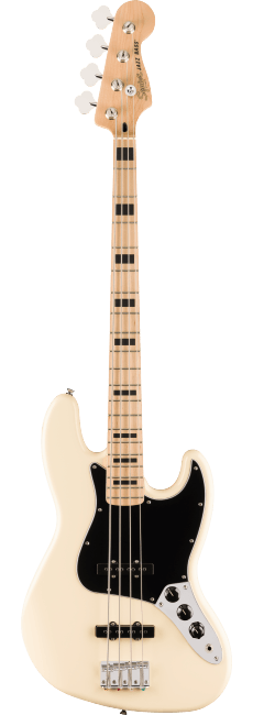 Squier Active Jazz Bass V Serie Affinity Olympic White Limited Edition