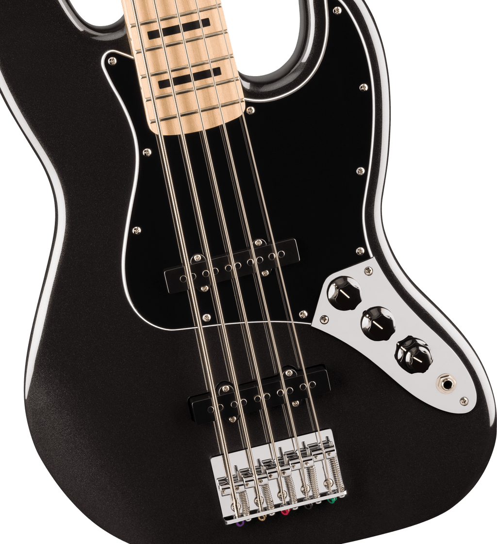 Squier Active Jazz Bass V Serie Affinity Black Metallic