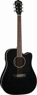 Washburn Ad5Ce Chitarra Acustica Black