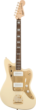 Squier 40Th Anniversary Jazzmaster Gold Anodized Pickguard Olympic White