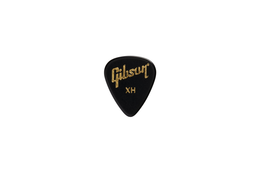 Gibson Accessories APRGG50-74XH Standard Black Extra-Heavy Pick Tin/50
