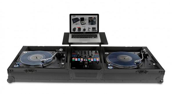 Udg gear U91028bl2 - fc set plx9/sl1200 black mk2 plus (laptop shelf + wheels)