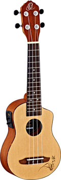 Ortega RU5CESO Ukulele Elettrificato Soprano cutaway con Preamp