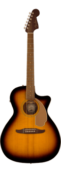 Fender Newporter Player Walnut Fingerboard Gold Pickguard Sunburst