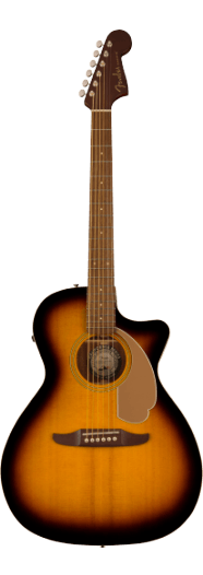 Fender Newporter Player Walnut Fingerboard Gold Pickguard Sunburst