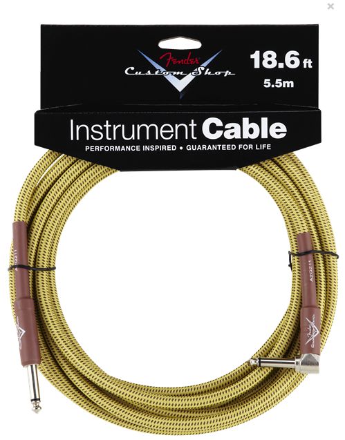 Fender Cavo Fg186Tl 5,5Mt Dritto-Pipa Tweed