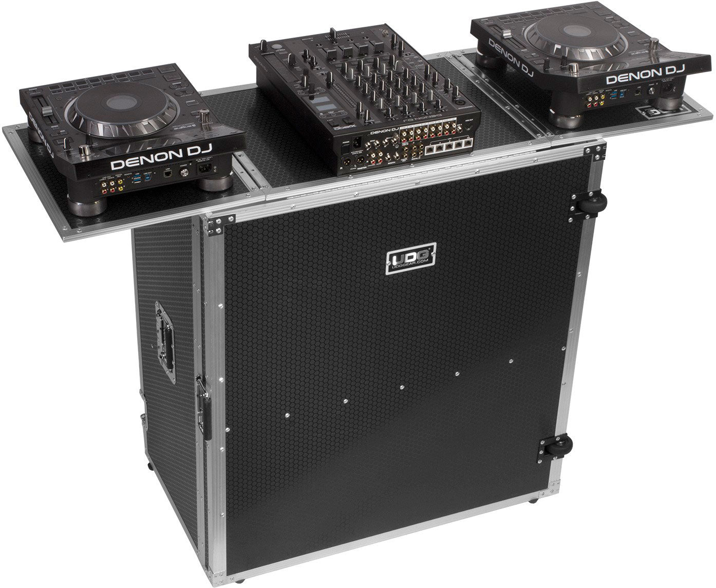 Udg gear U92049sl2 - ultimate fold out dj table silver plus (wheels)