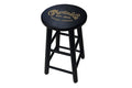 Martin Black Wooden Stool Sgabello