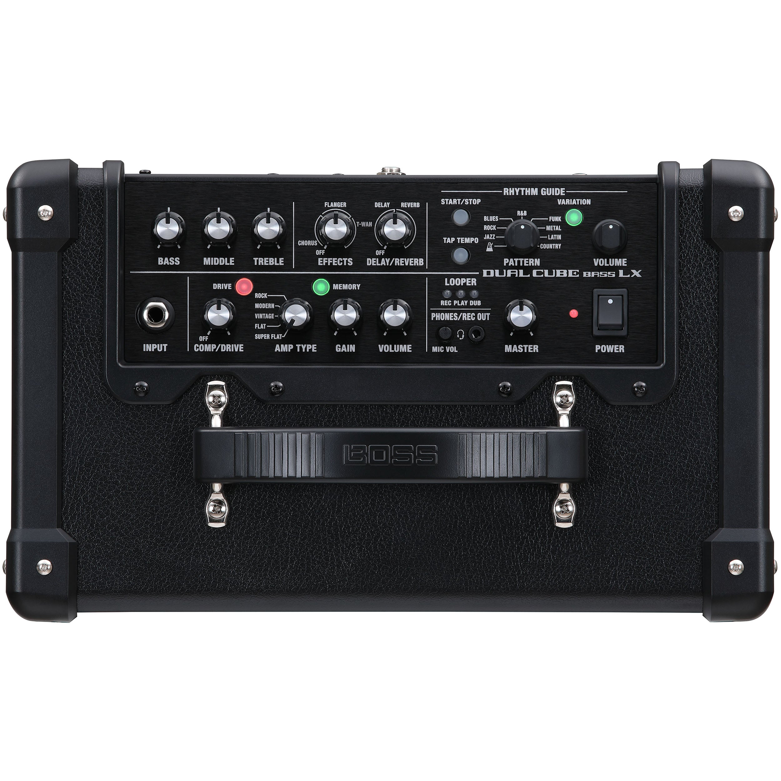 Boss Dual Cube Bass Lx  Amplificatore Stereo Portatile per Basso