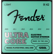 Fender 1250L Ultracore Guitar Strings Nickel Plated Steel Ball End 009-042