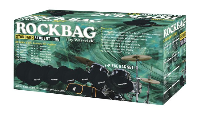 Rockgear Rb 22901 B Custodie Student Per Batteria