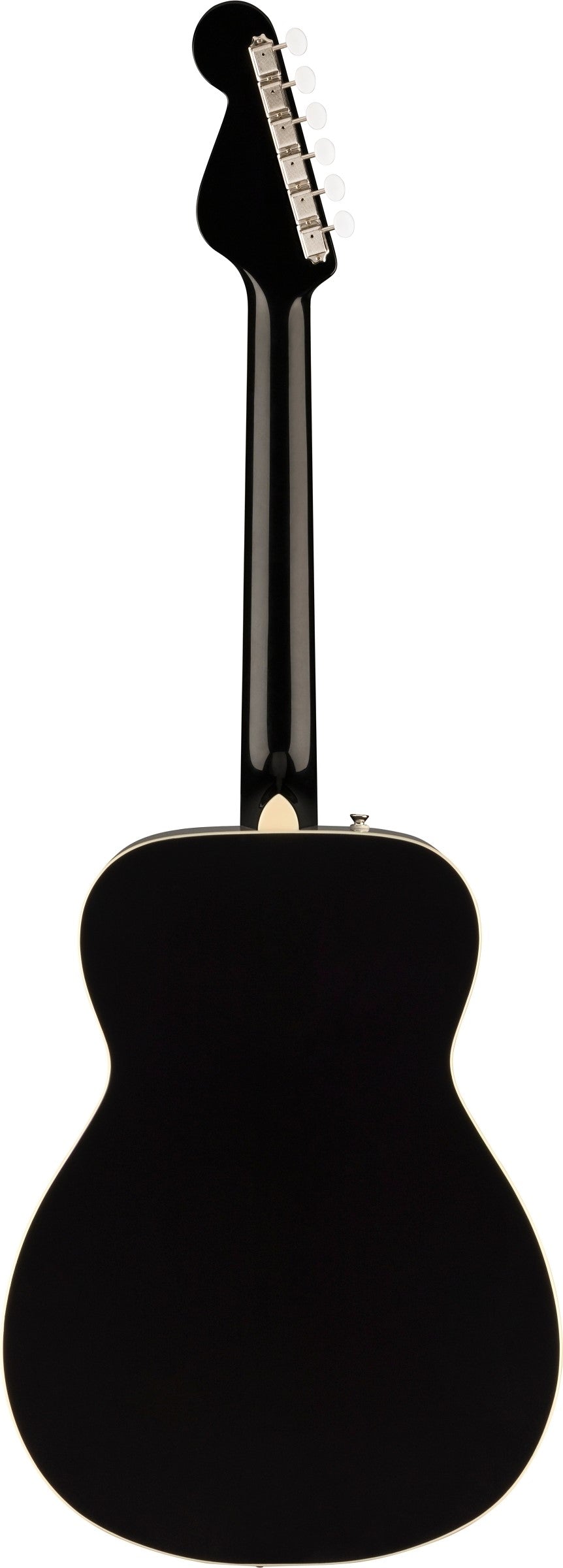 Fender Malibu Vintage Gold Pickguard Black con Custodia
