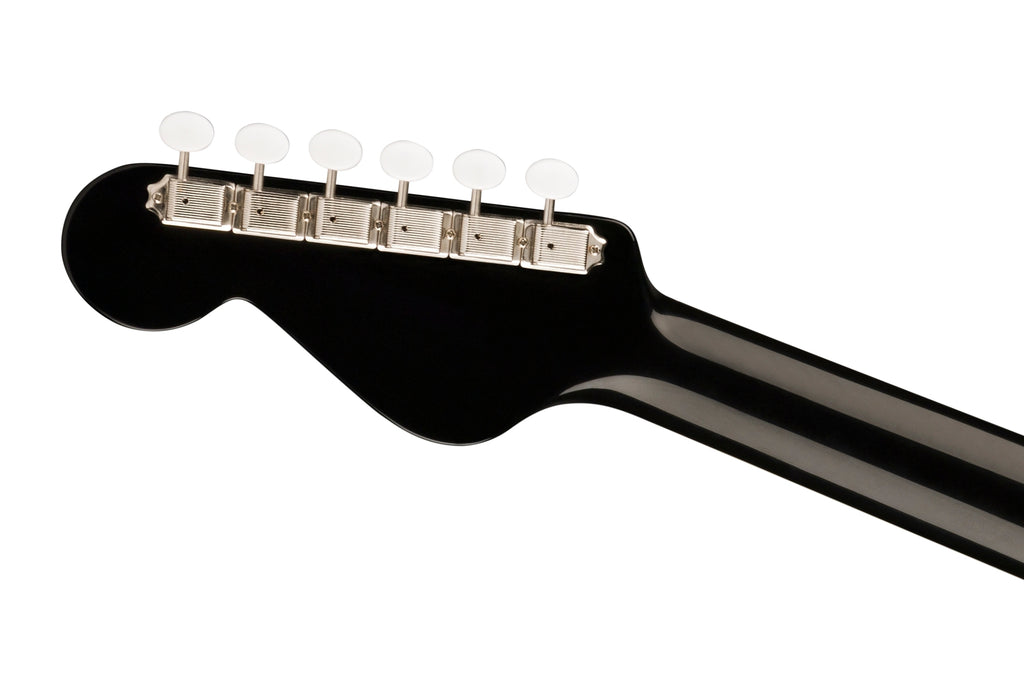 Fender Malibu Vintage Gold Pickguard Black con Custodia