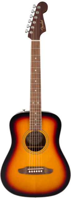 Fender California Standard Redondo Mini 3 Color Sunburst con Custodia Morbida