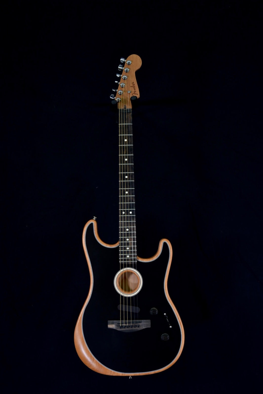 Fender American Acoustasonic Stratocaster Black