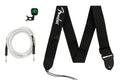 Fender Essential Accessory Pack Cable Clip-On Tuner Strap