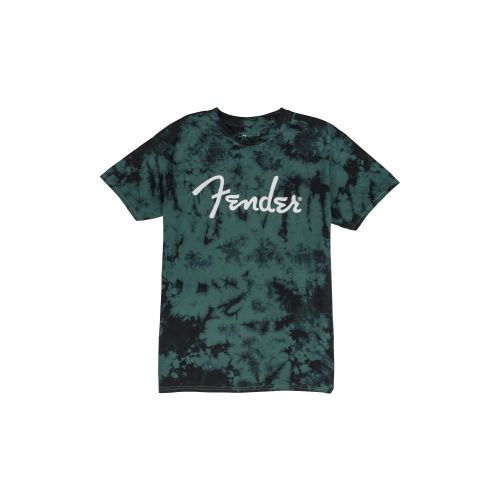 Fender TieDye Logo TShirt Blue X-Large