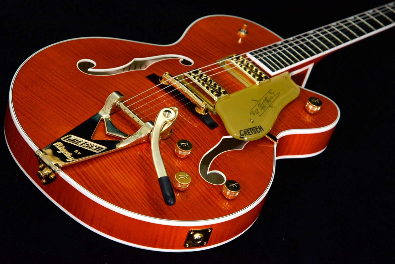 Gretsch G6120Tfm Players Edition Nashville Orange Stain